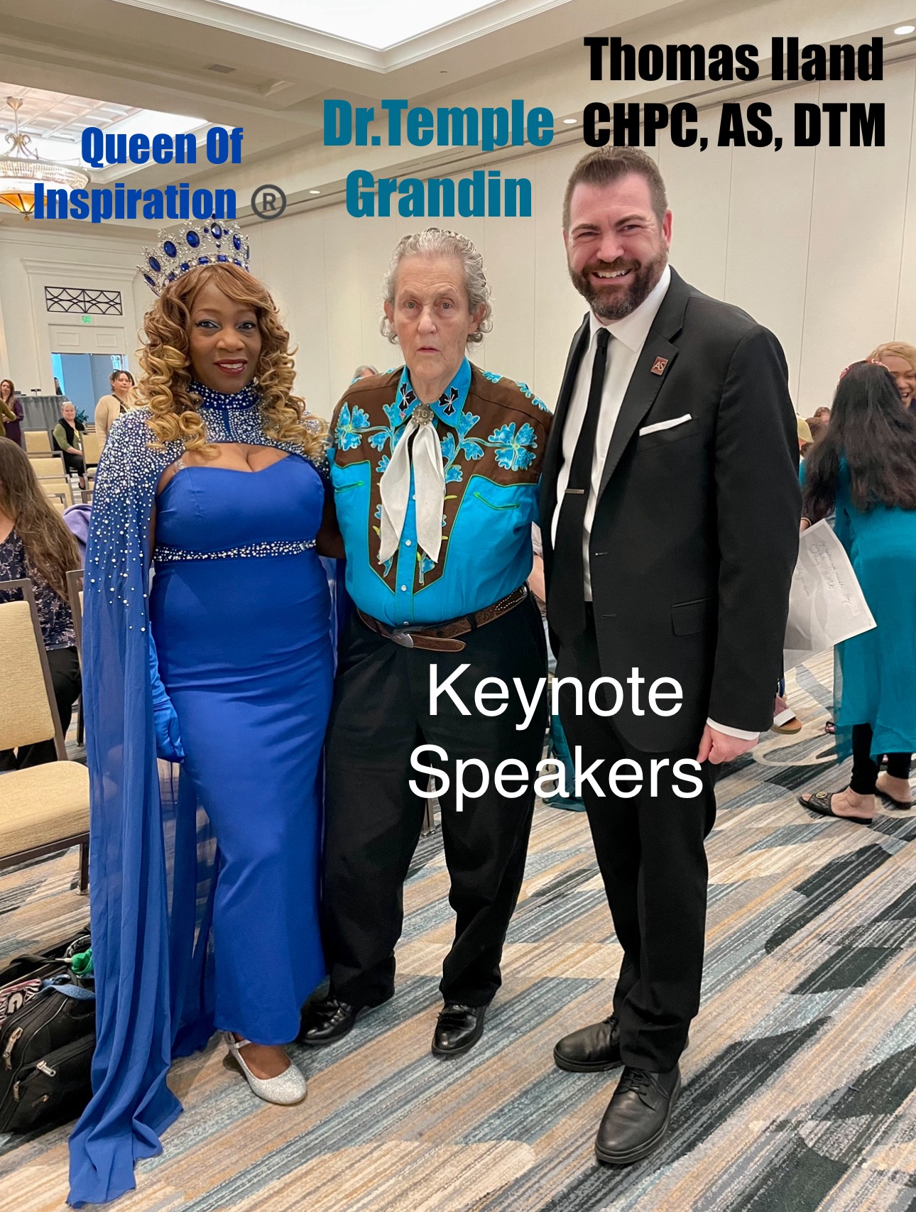 Rosetta, Dr,Temple Grandin and my Fiancé Thomas Iland,CHPC,AS